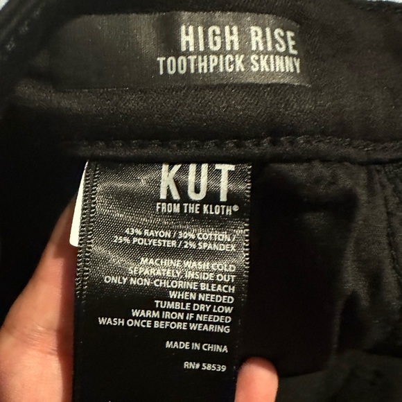 NWT Kut From Kloth High Rise Toothpick Skinny jeans - Picture 13 of 16